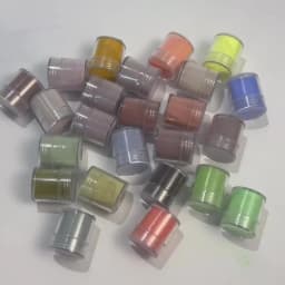 24Pcs/Set Nail Acrylic Powder Multi-Colors Professional Nails Crystal Pigment Dust for Nail Art Extension Carving Dipping Powder