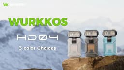Wurkkos HD04 EDC Robot Flashlight 750LM 180° Rotating Head With Magnetic Tail RGB Portable Pocket Flashlight Type-C Rechargeable