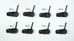 Fodsports FX8 Helmet Intercom Motorcycle Helmet Bluetooth Headset 8 Rider 2000m Moto Intercomunicador,FM Radio