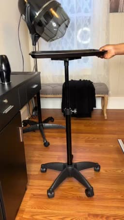 360° Rotating Beauty Salon Cart with Wheels - Organizer with Adjustable Height, Ultimate Salon Utility Cart