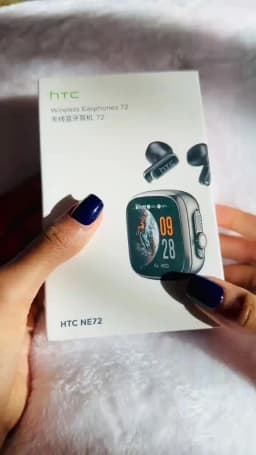 HTC NE72 TWS Open-Ear AI Translator Earbuds 135+ Languages Real-Time Translation Bluetooth 6.0 Wireless Headphones