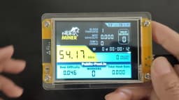 NerdMiner V2 Hashrate, Smart Display, Crypto Solo, Lottery, Nerd Miner, Bitcoin Miner ESP32-2432S028R, 49 K/S, 2.8 inch