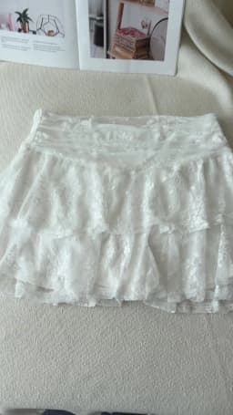 New 7 Colors Women's Summer Solid Color Lace Short Skirts 2026 Female Sexy Streetwear Club Skirt