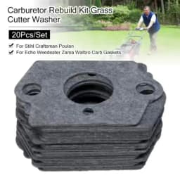 20Pcs/Set Carburetor Rebuild Kit Grass Cutter Washer For Stihl Craftsman Poulan For Echo Weedeater Zama Walbro Carb Gaskets