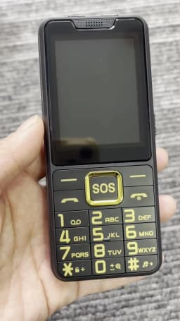 Cheap Senior Cellphone GSM 2G Slim Large Push-Button Phone For Elderly SOS Key Two Sim Dual Torch Loud Voice Speed Dial