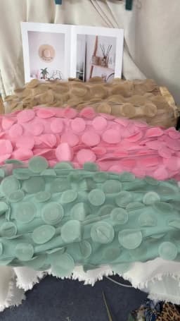 Autumn Winter 3D Circular Applique Mesh Long Skirts 2026 Korean Fashion Hepburn Style High Waist A-LINE Skirt