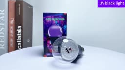 12W E27 UV LED Bulb Purple Black Lights Bulbs Glow Decoration Fluorescent Light Lamp AC 85-265V