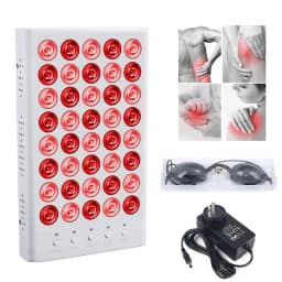 Infrared Lamp 40 LED Infrared Red Light 200W DC 24V Infrared Light Panel for Skin and Pain Relief