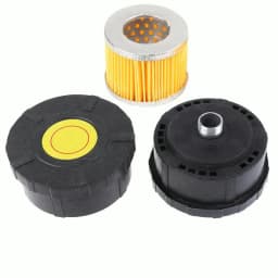 High Quality 25/32mm Thread Air Compressor Muffler Intake Filter Air Pump Element For Admitting Port Of Air Compressors