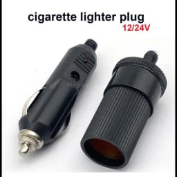 1PCS Car Accessory 12V 24V Female Cigarette Lighter Inline Socket Connector Conversion Plug