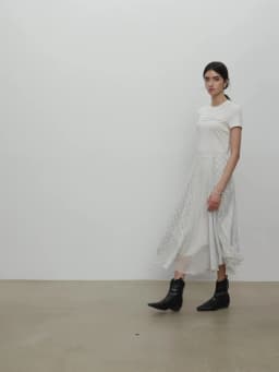 ZIQIAO 2026 Summer Women's Chiffon Panel Plaid A-Line High Waist Skirt for Daily and Summer Wear