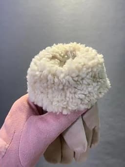 Women's Winter Gloves with Fleece Lining, Warm, Windproof, Cold-Resistant, Plush Decoration, Touchscreen Compatible, Suitable Fo