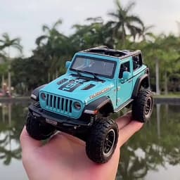 1:20 Jeeps Wrangler Rubicon Alloy Car Model Diecast & Toy Metal Refit Off-road Vehicles Car Model Simulation Childrens Toys Gift