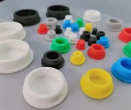 Black Silicone Rubber Hollow Stopper Plug Sealing Hole Caps Dust Plugs Pipe Tube Inserts Bungs Blanking End Cap