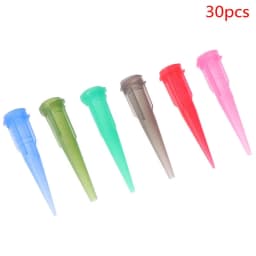 30Pcs TT Tapered Tips Solder Paste Adhesive Glue Dispensing Needle 14-25GA