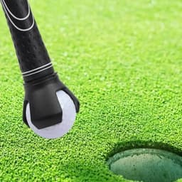 Golf Balls Picker Ball Pick Up Clamp Rubber Zinc Alloy Golf Supplies Golf Accessories Convenient Practical Golf Training Aids