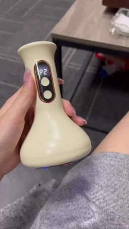 Smart Cupping Massage Machine 9 Levels Vacuum Suction Cup Chinese Meridian Cans Red Light Heating Jars Body Cellulite Scraping