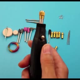 SNASAN Mini Pearl Punching Machine Jewelry Making Tool Fit 110V-240V Handmade DIY Drilling Tools