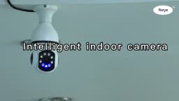 Neye 8MP 4K WiFi Smart Home Security Camera Spotlight E27 Light Bulb Camera 360 ° Panoramic Camera CCTV Automatic Tracking