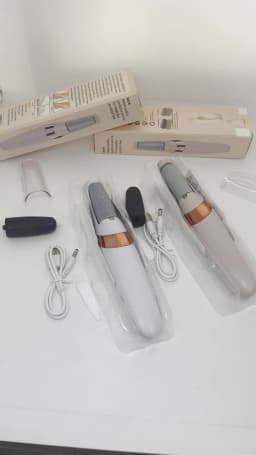 Rechargeable Electric Foot File 1+10 Set Callus Remover Machine Pedicure Device Foot Care Tools For Heels Remove Dead Skin Black