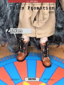 Tilda 3.2cm Doll Boots for Blythe Doll Toy,1/8 Mini Leather Dolls Shoes for Blyth Azone 1:6 Doll Casual Puppet Shoes Accessories