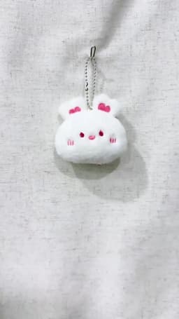 Cartoon Soft Animal Keychain Cute Plush Bear Keyring For Women Rabbit Frog Doll Keychain Backpack Pendant Ornaments Girls Gift