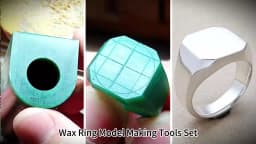 TOOLTOS 25PCS Ring Wax Model Kit Jewelry Wax Carving Tools Set with Caliper Bench Vise File and Wax Tubes