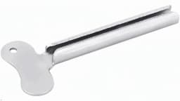 1 Pcs Silvery Metal Tube Squeezer Keys, Toothpaste Metal Hair Dye Color Key Roller Dispenser Tool Durable Processing,Toothpaste and Hair Color Dispenser Tool, Daily Living Tube Squeezing Aids