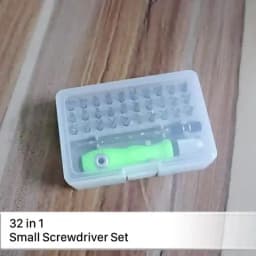 32 in 1 Multifunctional Screwdriver Set Mini Small Screwdriver Torx Phillips Magnetic Screw Driver Bit Portable Repair Tool Kit