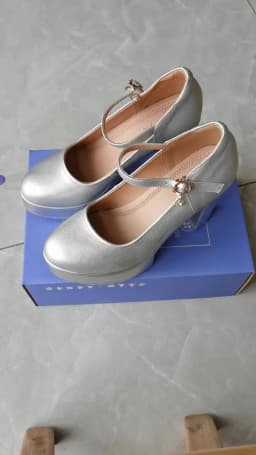 15cm Small Size 32-43 Fashion Red Silver White Wedding Shoes Women Pumps 2026 Fall Block High Heels Shoes Platform Model Partry