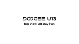 DOOGEE U13 Tablet Android 16 PC Gemini AI 13'' FHD+ Screen 32GB RAM 256GB 11000mAh Large Battery 7.5mm Ultra-thin Smart Pad