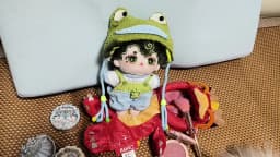 20cm Plush Doll Clothes Set – Cute Cotton Sweater Outfit Replacement for Toy Dolls