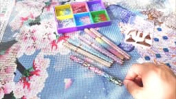 Glitter 5D Diamond Painting Pen Point Drill Pens Cross Stitch Embroidery DIY Craft Sparkle Nail Art Handmade Supplies
