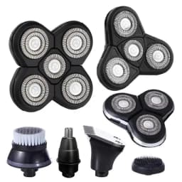 Replacement Electric Shaver Head Nose Trimmer Hair Clipper Head Facial Cleaning Brush Spare 3D 4D 5D Floating Razor Beard Head