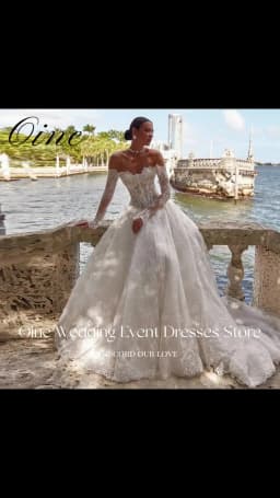 Oine Bohemian Off Shoulder A Line Lace Appliques Wedding Dress Long Sleeves Exquisite Vestidos De Novia Sweep Train Customized