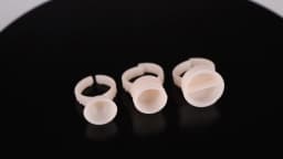 100/300/500pcs Disposable Ring Tattoo Ink Cups Soft Silicone Pigment Container Portable Microblading Permanent Tattoo Accessory