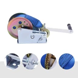 3500Lbs / 2500Lbs Hand Cable Winch with 10M Cable Pull Salvage Winch Boat Winch for Towing Yachts Ships Industrial Agricultural