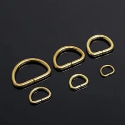 10pcs Metal D Ring for Purse Making, Dee Rings Metal Buckle for Bags Webbing Leather Straps Wallets Crafts Pet Collar Backpack