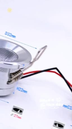 6Pieces Silver Mini Led Spot Wholesale Wall Luminaria Selling Armoire LumièRe Coupe Taille 28Mm 15DegréS