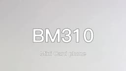 SERVO BM310 Mini Feature Mobile Phone Dual SIM Standby Call Recording Magic Voice Blacklist MP3 Player 2G Tiny Button Cellphones