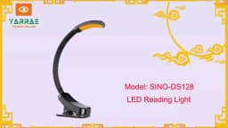 Rechargeable USB Blue Light Blocking Book Light Clip on Amber LED Reading Lamp Eye Healthy Stepless Dimming for Nighttime