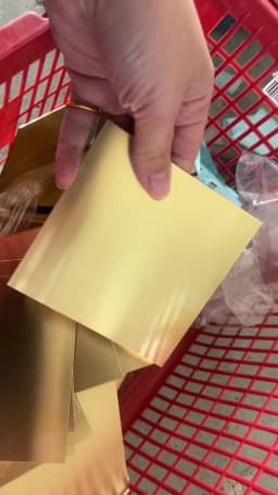 1 Piece of Brass Sheet Metal Cutting CNC Frame Model Mold DIY Thickness 0.1mm 0.5mm 1.5mm 2mm 3mm 4mm 6mm 8mm