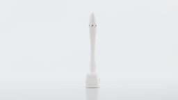 White 140Pins Derma Stamp Adjustable Needle Length 0.25mm Microneedle Real Needle Skin Care Beard Growth Scalp Hair Re-Growth