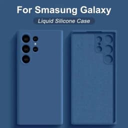 Fashion Liquid Silicone Case For Samsung S23 S24 Ultra S21 Plus S20 Fe A54 A53 A52 A34 Phone Cases Shockproof Cover Accessories