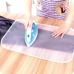 1pc Cloth Protective Press Mesh Insulation Ironing Board Mat Cover Against Pressing Pad Mini Iron Random Colors