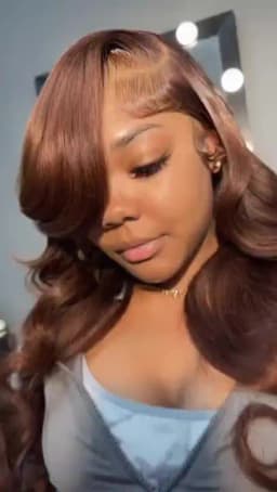 Body Wave 34 Inch 13x4 Chocolate Brown HD Lace Front Wigs Human Hair Brazilian Colored 13X4 Transparent Lace Front Wig Body Wave