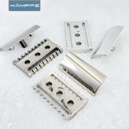 KAMPFE Titanium Alloy Safety Shaver Head CNC Milling Men's Razor Gift
