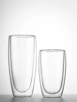 Double Wall High Borosilicate Glass Mug Heat Resistant Tea Milk Lemon Juice Coffee Water Cup Bar Drinkware Lover Gift Creativity
