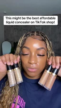 Long-lasting Coverage Concealer Matte Foundation Multi-Use Cream Oil Free Highlight and Retouch Face Makeup Products for Women