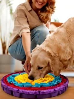Pet Snuffle Mat Indoor Dog Training Snuff Mat for Cats Dogs Stress Relief and Slow Feeding Mat Washable Dog Toy Pet Supplies